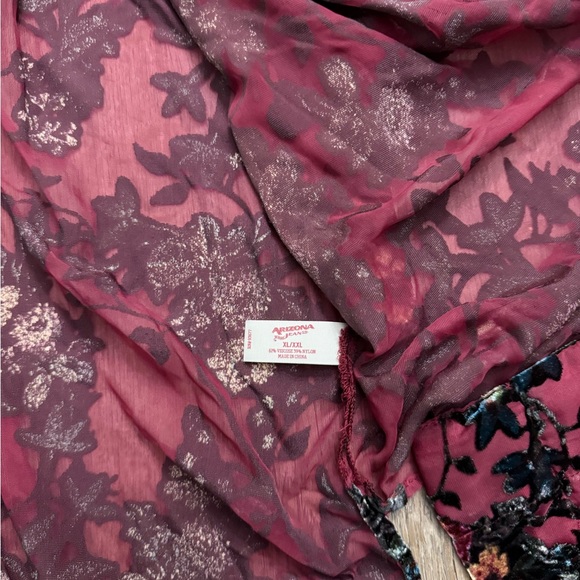 Arizona Jean Co. • Burnout Velvet Floral Kimono - Picture 11 of 11